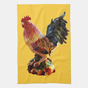 Colourful Rooster Kitchen Towel
