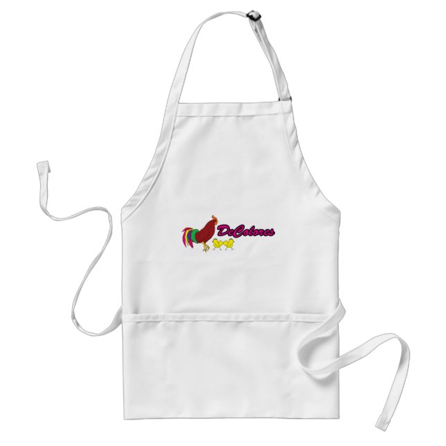 Colourful Rooster Standard Apron (Front)