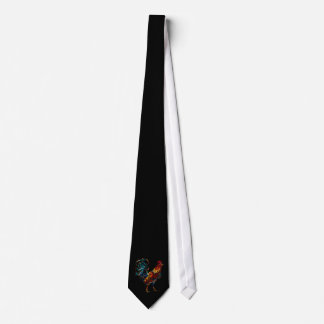 colourful rooster tie