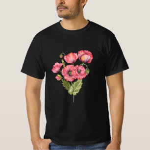 Colourful Rose Bouquet Floral Botanical T-Shirt