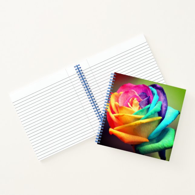 Colourful Rose Notebook (Inside)