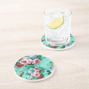 Colourful Roses & Flowers Coaster