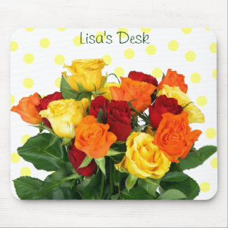 Colourful Roses Mousepad