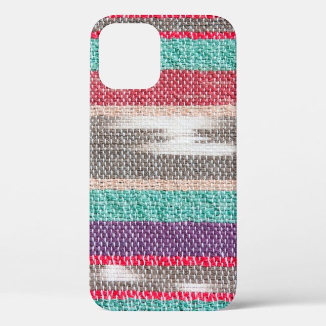 Colourful rough Fabric Texture, Pattern, Backgroun Case-Mate iPhone Case (Back)