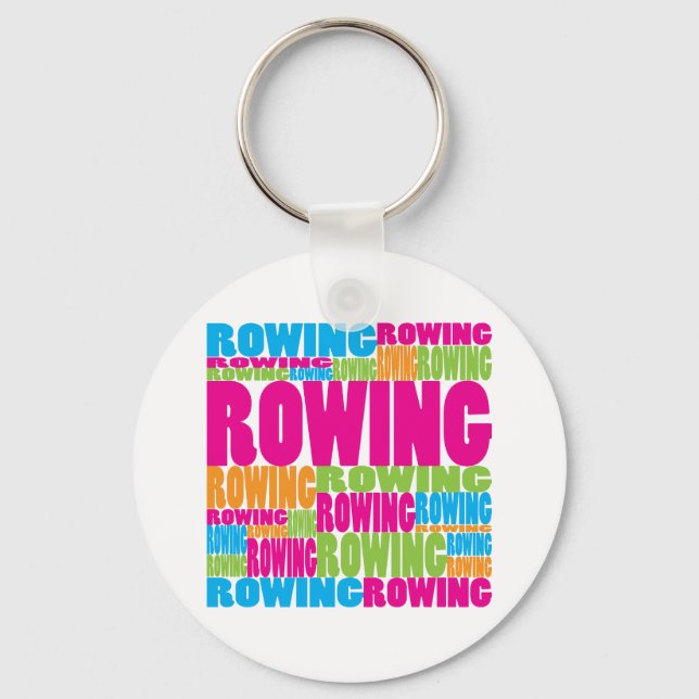 Colourful Rowing Keychain (Front)