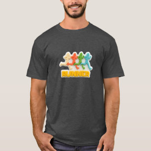 Colourful Runner Silhouette T-Shirt