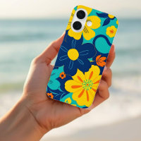 Colourful Rush Blooms-Dopamine Style-Retro Flowers