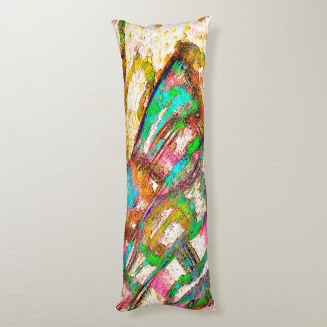 Colourful - Rustic and rough like roughcast Body Pillow (Back (Vertical))
