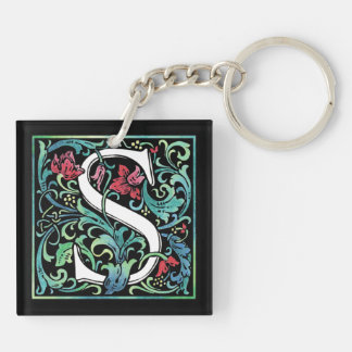 Colourful S Monogram Keychain