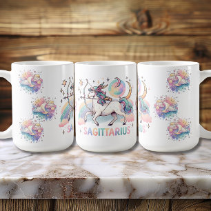 Colourful Sagittarius Archer Zodiac Astrology Coffee Mug