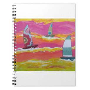 Colourful Sailboats2  Notebook