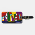 Colourful Sailing Rainbow Art  Design