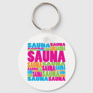 Colourful Sauna Keychain