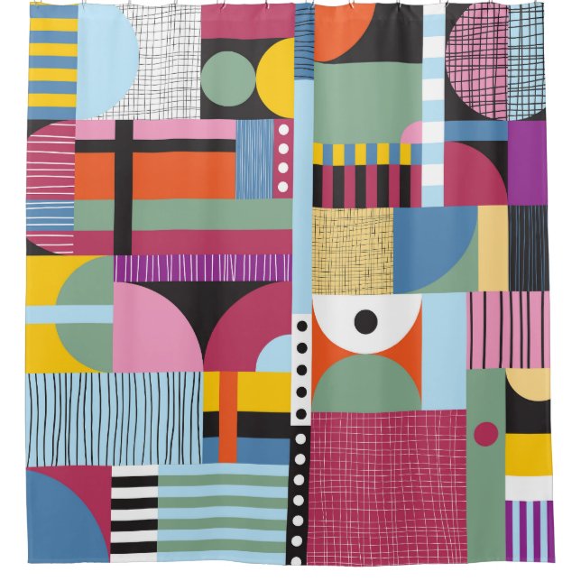 Colourful Scandinavian: Cheerful Pattern Mix. (Front)