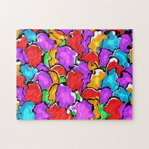 Colourful Scrambled Eggs Jigsaw Puzzle