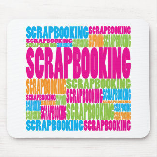 Colourful Scrapbooking Mouse Pad