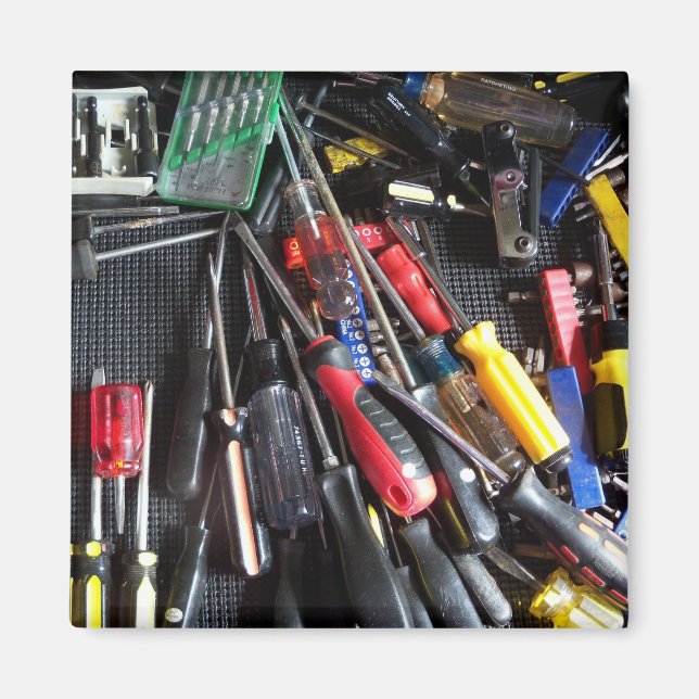 Colourful screwdrivers magnet (Front)
