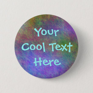 "Colourful Sea Bed I" Template 2 Inch Round Button