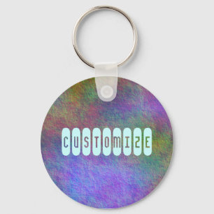 Colourful Sea Bed I - Template Keychain