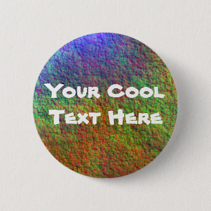 "Colourful Sea Bed II" Template 2 Inch Round Button