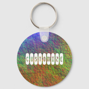 Colourful Sea Bed II - Template Keychain