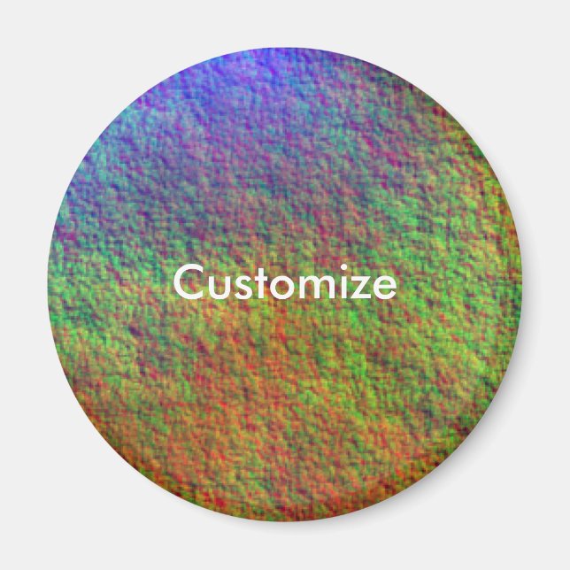 Colourful Sea Bed II - Template Magnet (Front)