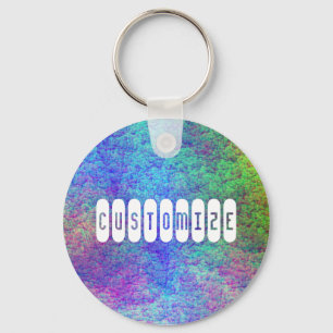 Colourful Sea Bed III - Template Keychain
