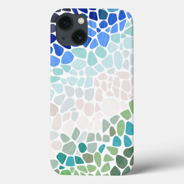 Colourful Sea Glass iPhone / iPad case (Back)