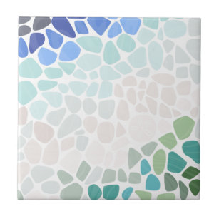 Colourful Sea Glass Tile