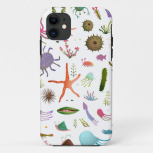 Colourful Sea Life iPhone 11 Case