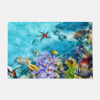 Colourful Sea Life Doormat | Ocean Marine Doormat
