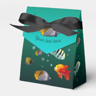 Colourful Sea Life - Underwater Theme Favor Box