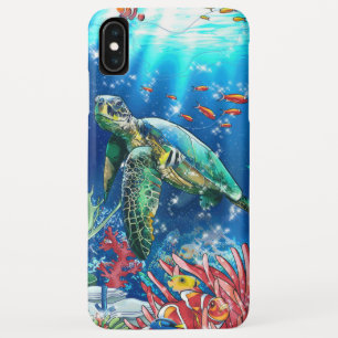 Colourful Sea Turtle iPhone XS Max Case