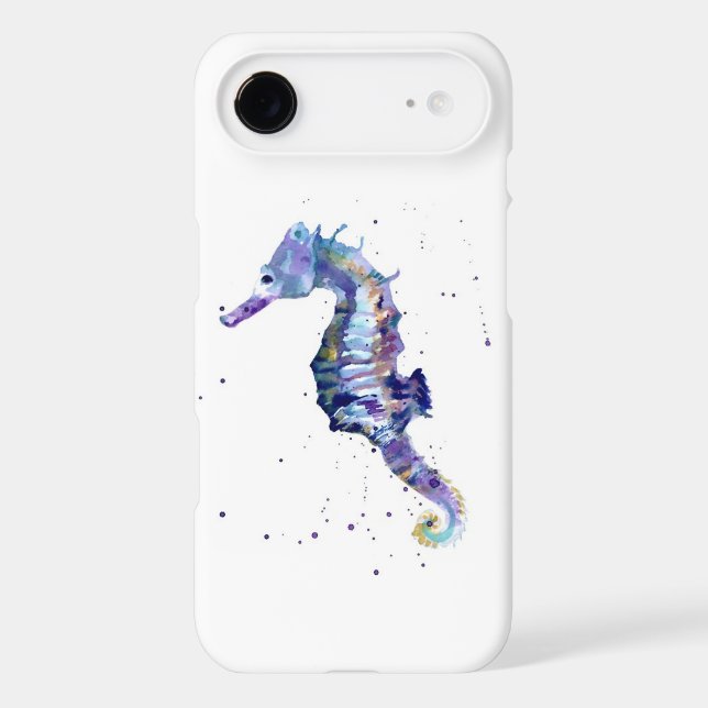 Colourful Seahorse iPhone 4/4S Case (Back)