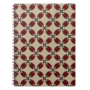 Colourful seamless geometric tile pattern abstract notebook