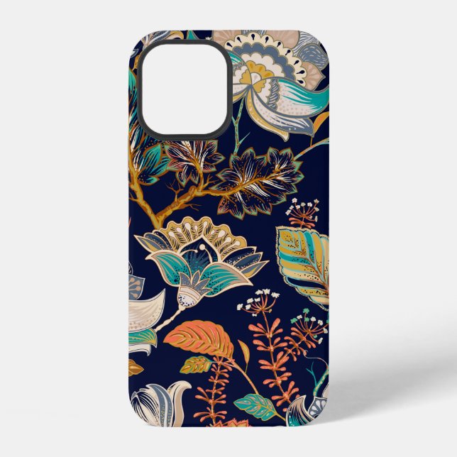 Colourful seamless pattern. Floral background. Flo iPhone Case (Back)