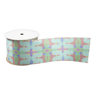 Colourful Seamless Pattern for gift Satin Ribbon