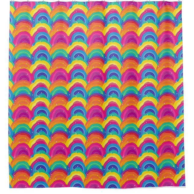 Colourful Seamless Rainbow and Wave Pattern (Front)