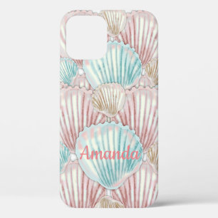 Colourful Seashell Cluster iPhone 12 Case
