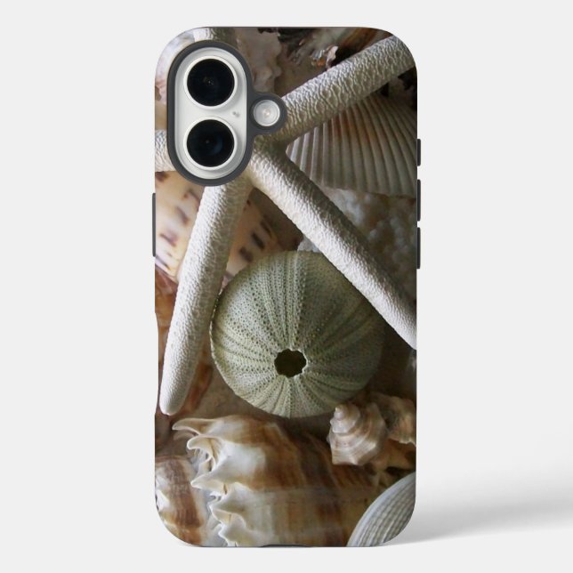 Colourful Seashells, Starfish Case-Mate iPhone Case (Back)