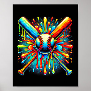 Colourful Sell Tie Dye Sell Home Plate Drip Boy Gi Poster