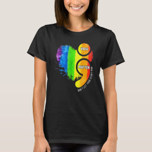 Colourful Semicolon Mental Health Matters Awarenes T-Shirt