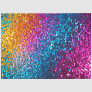 Colourful Sequin Art Tissue Paper