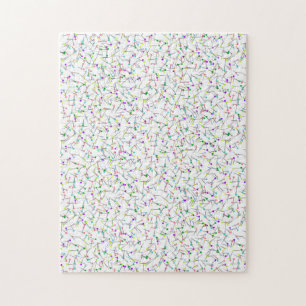 Colourful Sewing Pins White Dressmaker Seamstress Jigsaw Puzzle