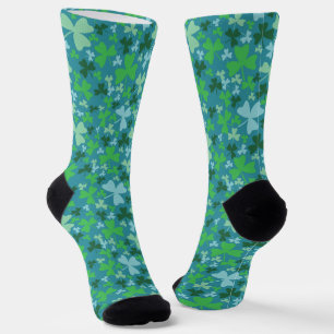 Colourful Shamrocks Socks