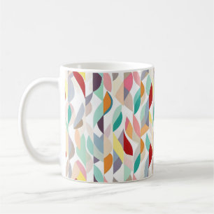 Colourful Shapes Abstract Pattern Coffee Mug