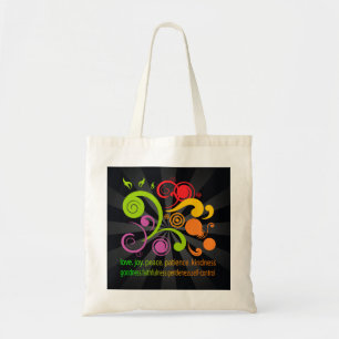 Colourful Shapes, Fruit of the Spirit Tote Bag