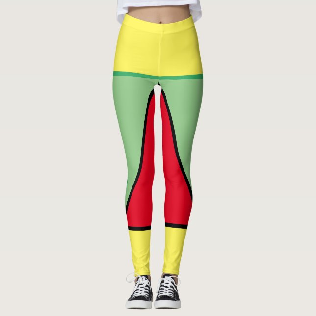 colourful shapes       leggings (Front)