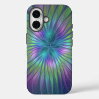 Colourful Shiny Fantasy Flower Abstract Fractal Ar