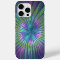 Colourful Shiny Fantasy Flower Abstract Fractal Ar